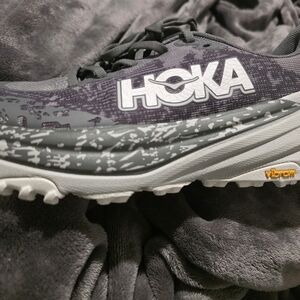 HOKA Trail Running Shoe in Dark Gray